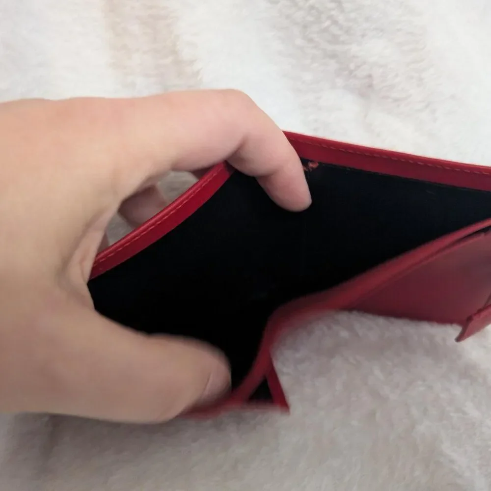 Authentic Valentino Garavani Embossed Bifold Wallet